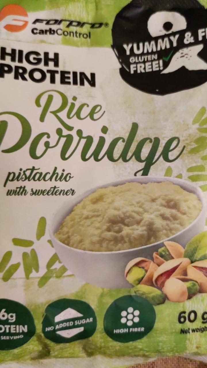 Fotografie - Rice Porridge Pistachio Forpro