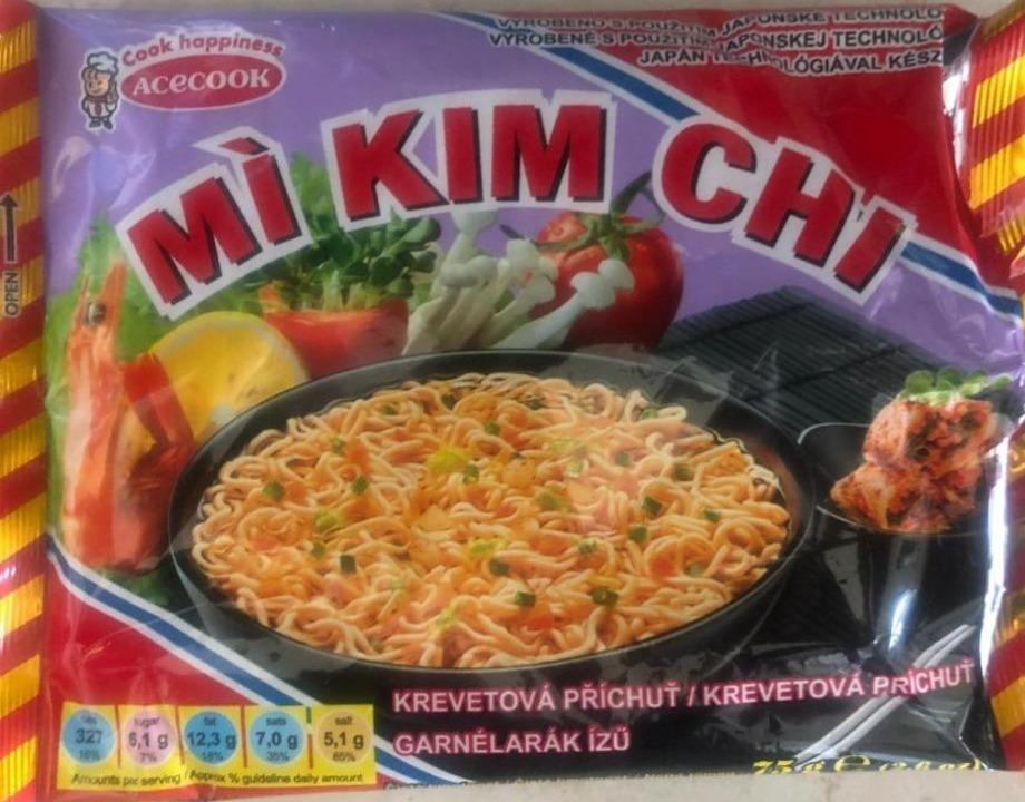 Fotografie - instantní nudlová polévka krevetová Mi Kim Chi