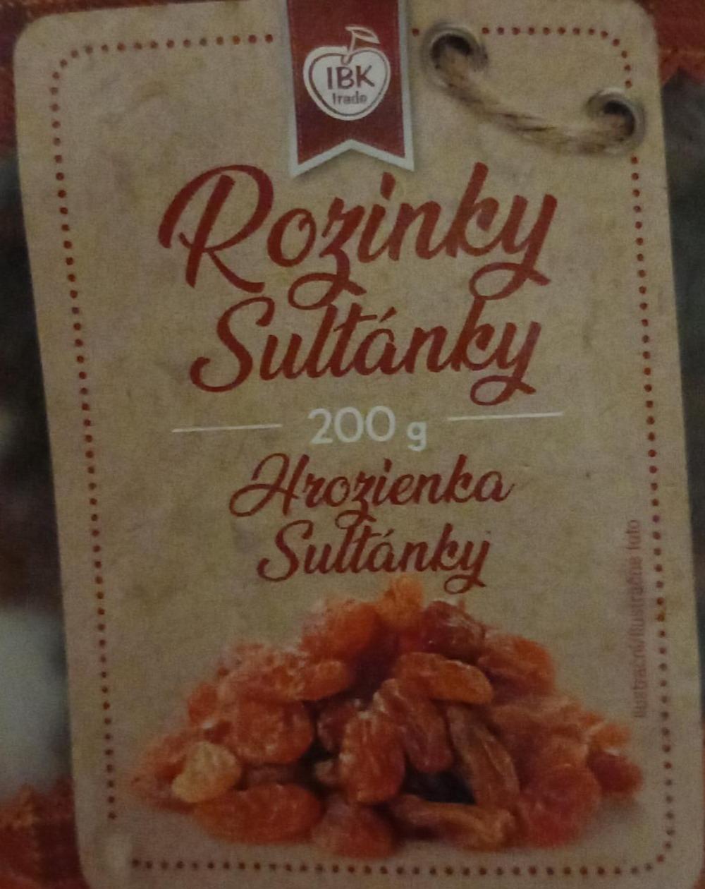 Fotografie - Rozinky sultánky IBK trade
