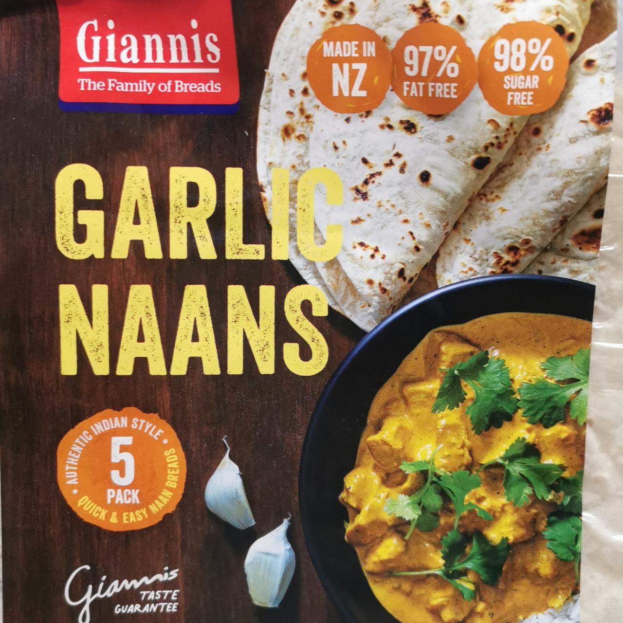 Fotografie - Garlic naans Gianni's