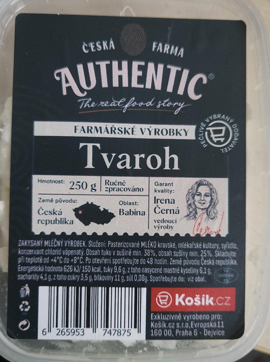 Fotografie - Tvaroh Authentic by Košík.cz