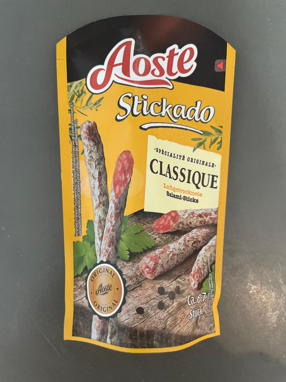 Fotografie - Stickado classique salami-sticks Aoste
