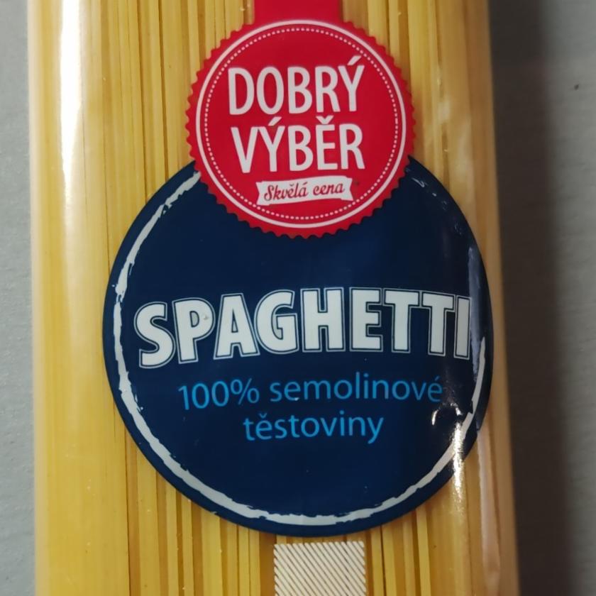 Fotografie - Spaghetti 100% semolinové těstoviny Dobrý výběr