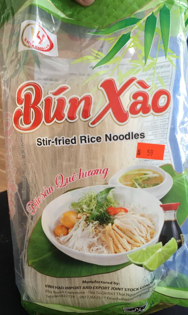 Fotografie - Bún Xao Rice Noodles
