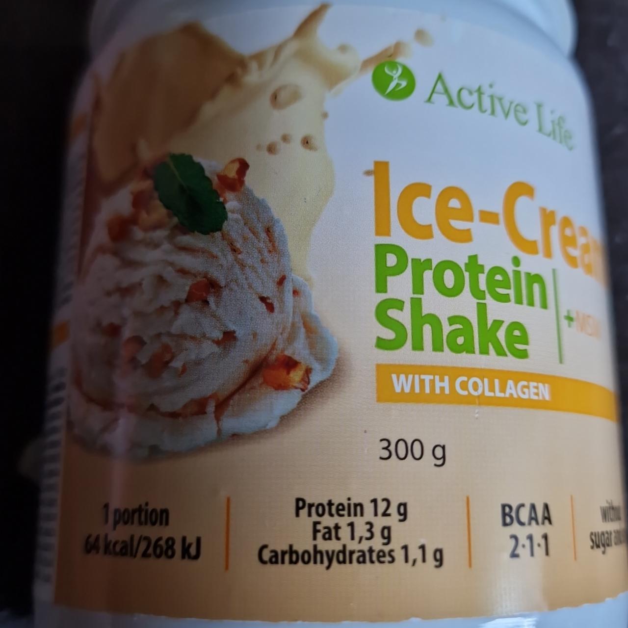 Fotografie - Ice-Cream Protein Shake with collagen Active life