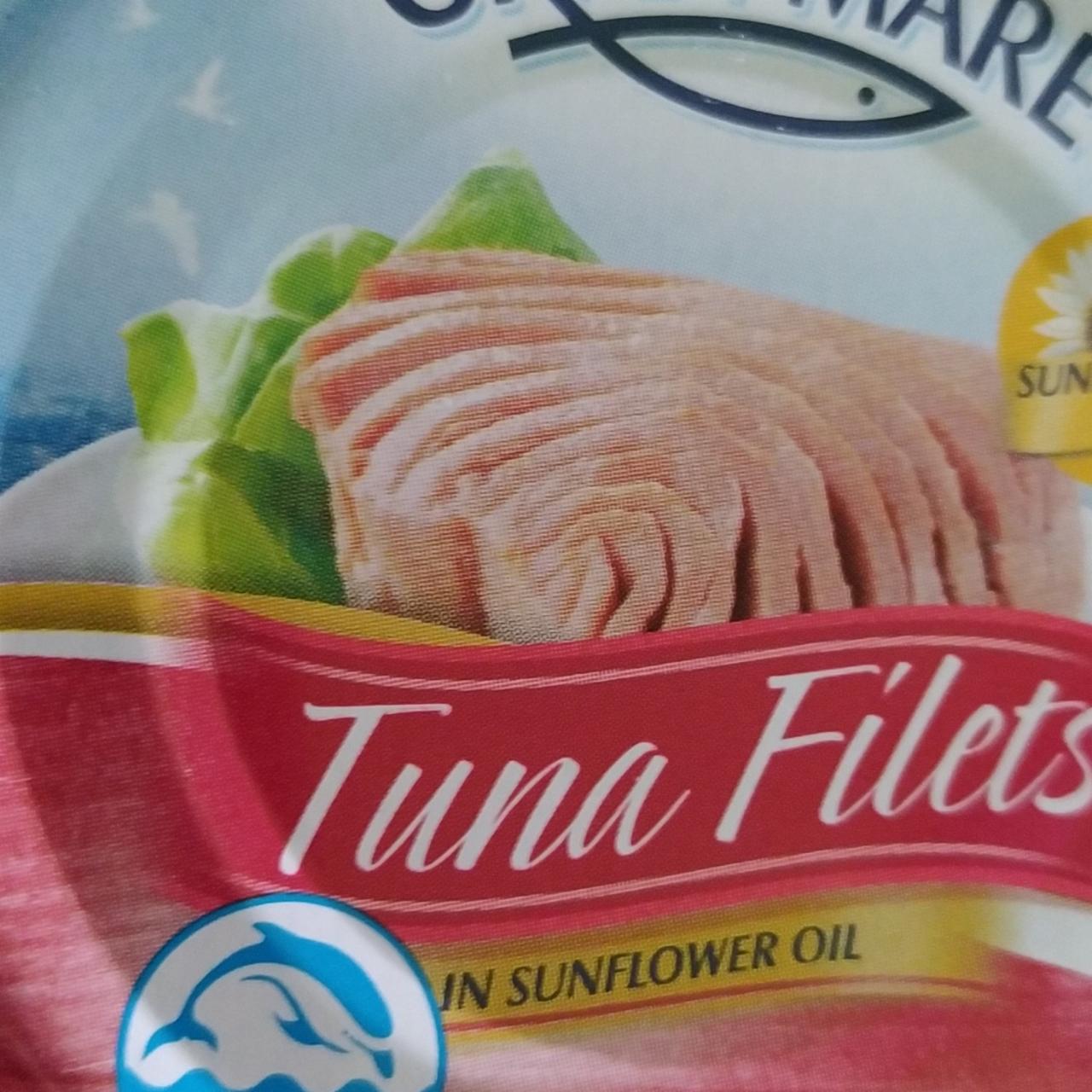 Fotografie - Tuna Filets in sunflower oil Grand Mare