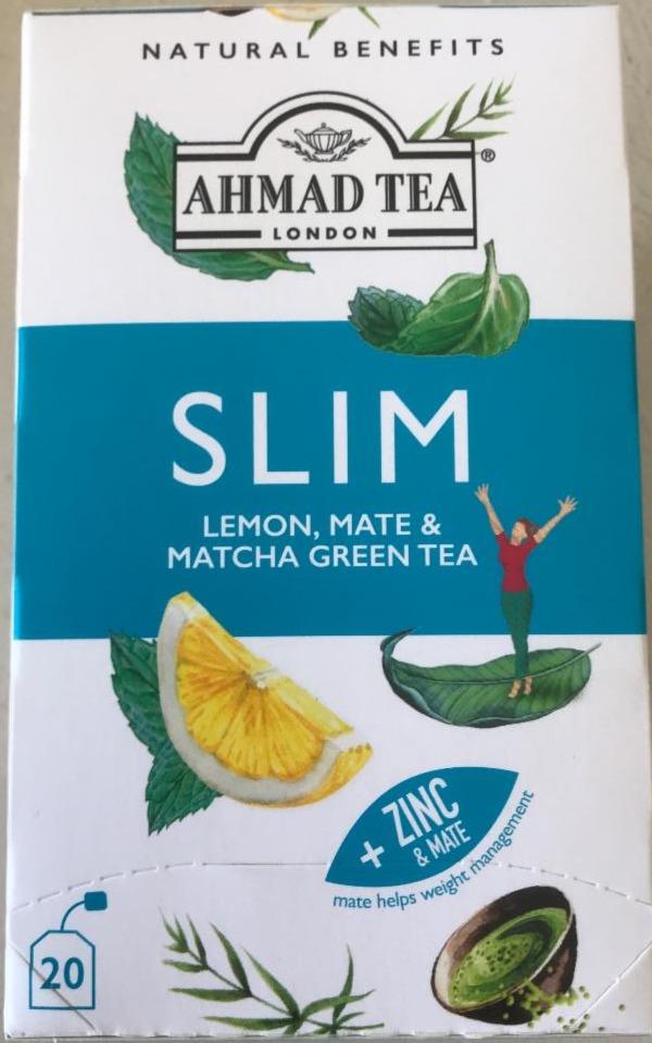 Fotografie - Slim lemon, mate & matcha green tea Ahmad Tea London