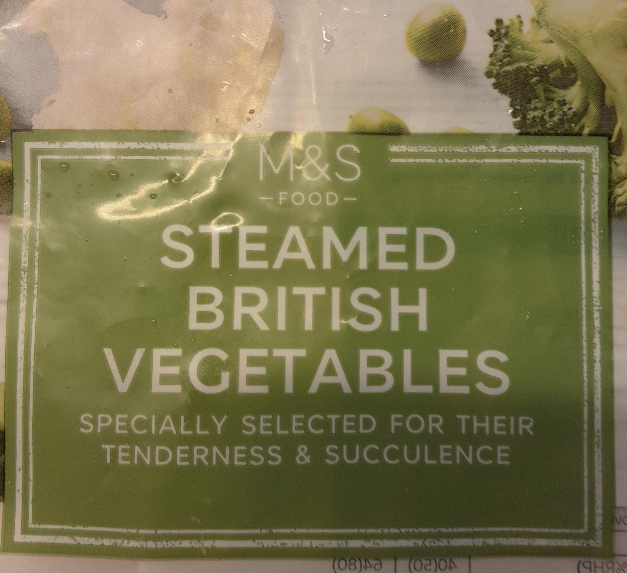 Fotografie - Steamed British Vegetables M&S Food