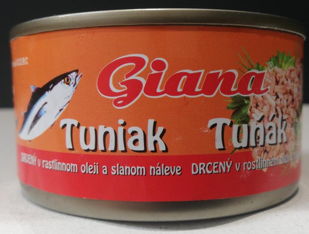 Fotografie - tuňák drcený v rostlinném oleji Giana