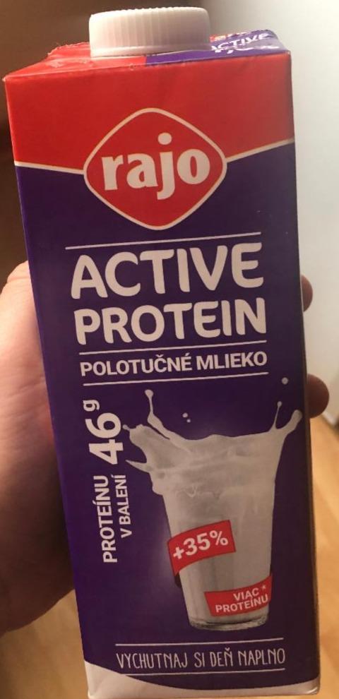 Fotografie - Active protein polotučné mléko Rajo