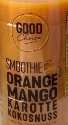Fotografie - Smoothie orange mango karotte kokosnuss Good choice