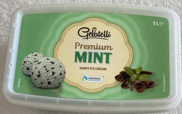Fotografie - Premium Mint Dairy Ice Cream Gelatelli