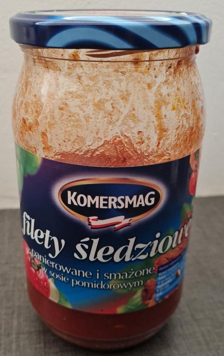 Fotografie - Filety śledziowe panierowane i smażone w sosie pomidorowym Komersmag