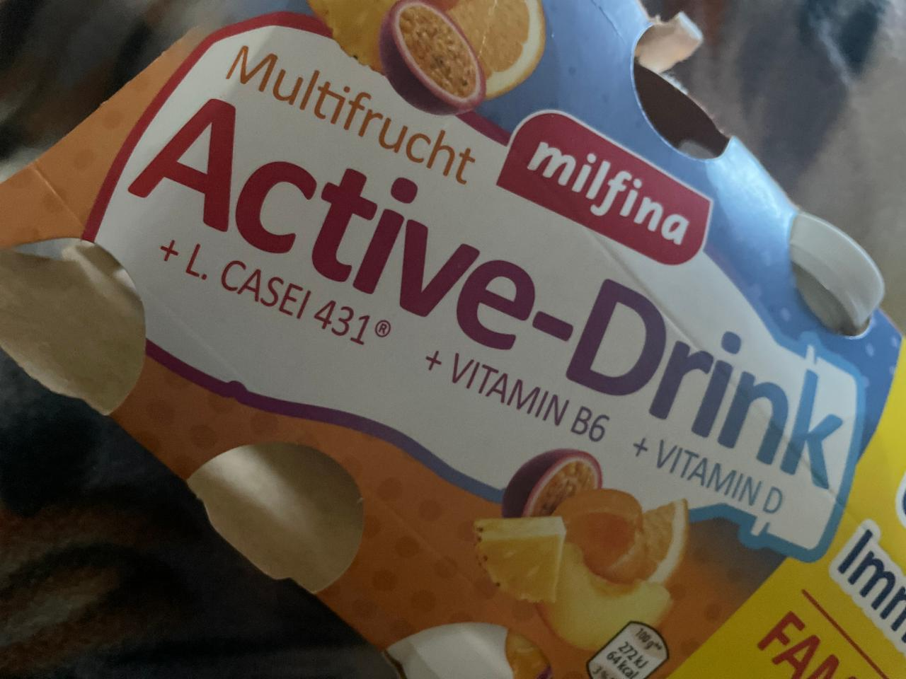 Fotografie - Active-drink Multifrucht Milfina