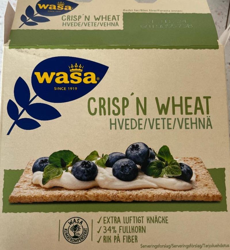 Fotografie - Crisp’n wheat hvede/vete/vehna wasa