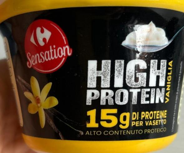 Fotografie - High protein Vaniglia Carrefour Sensation