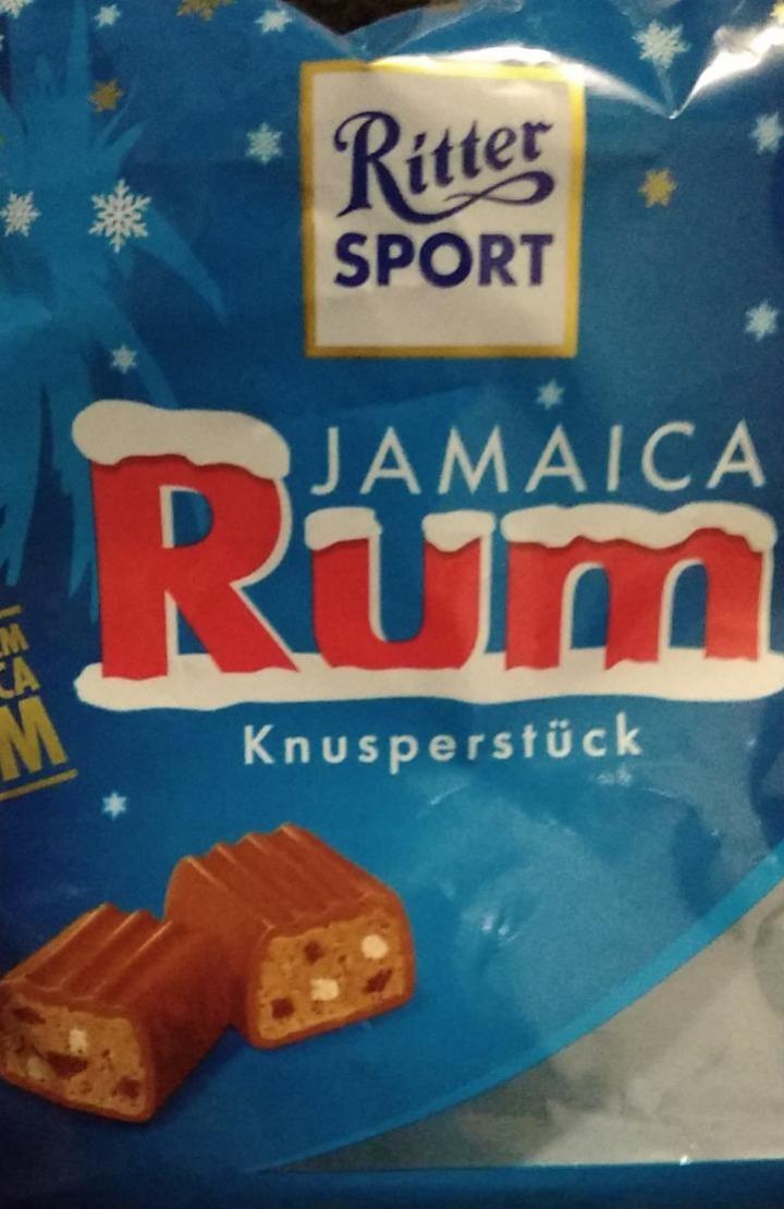 Fotografie - Jamaica Rum knisprrstück Ritter Sport