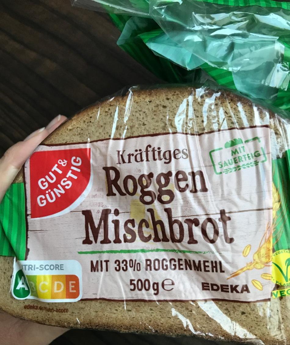 Fotografie - Roggen Mischbrot mit 33% Roggenmehl Gut&Günstig