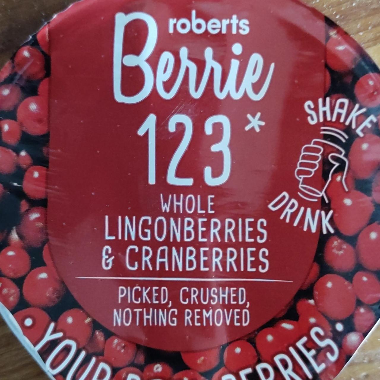 Fotografie - Whole lingonberries & cranberries Roberts Berrie
