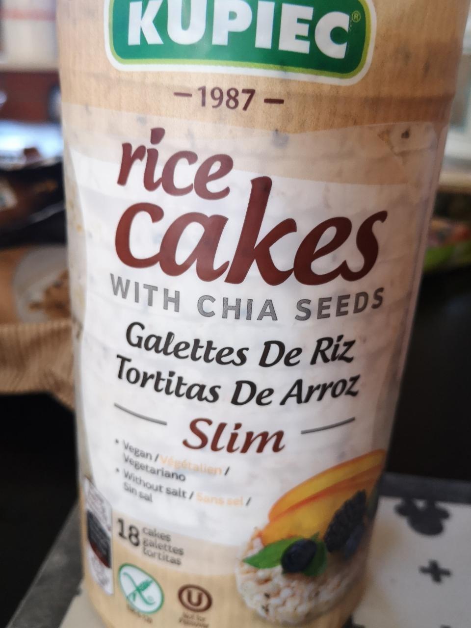 Fotografie - Slim Wafle ryżowe z nasionami chia Kupiec