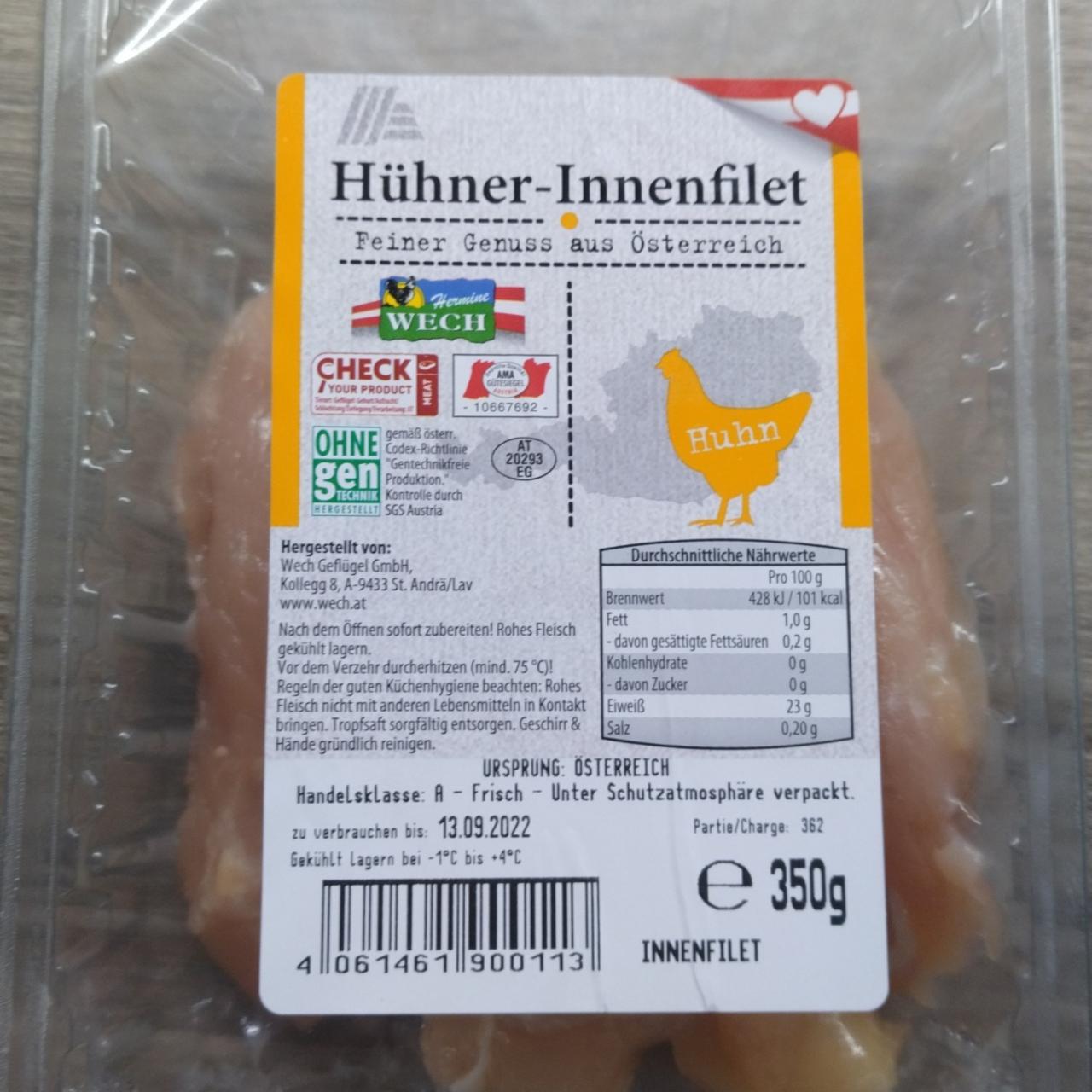 Fotografie - Hühner Innenfilet Hermine wech