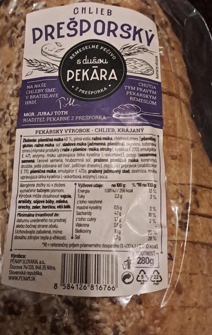 Fotografie - Chlieb Prešporský Penam
