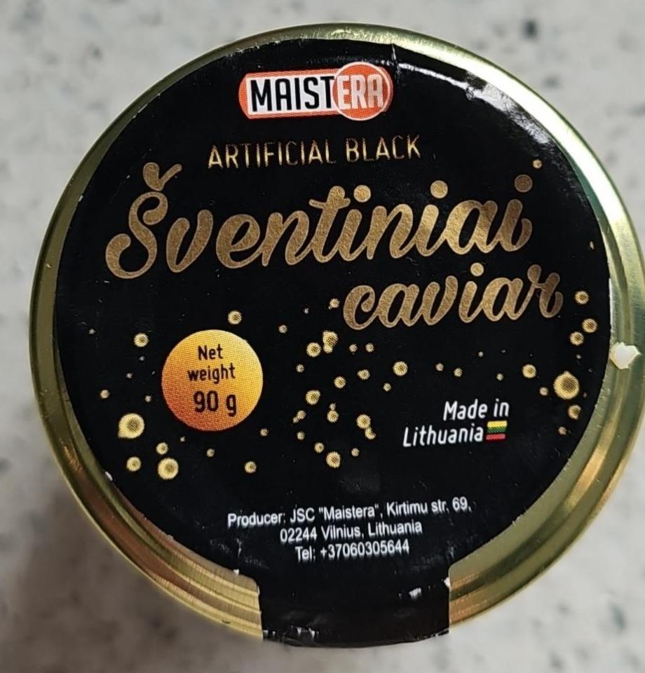Fotografie - Artificial Black Caviar Šventiniai Maistera