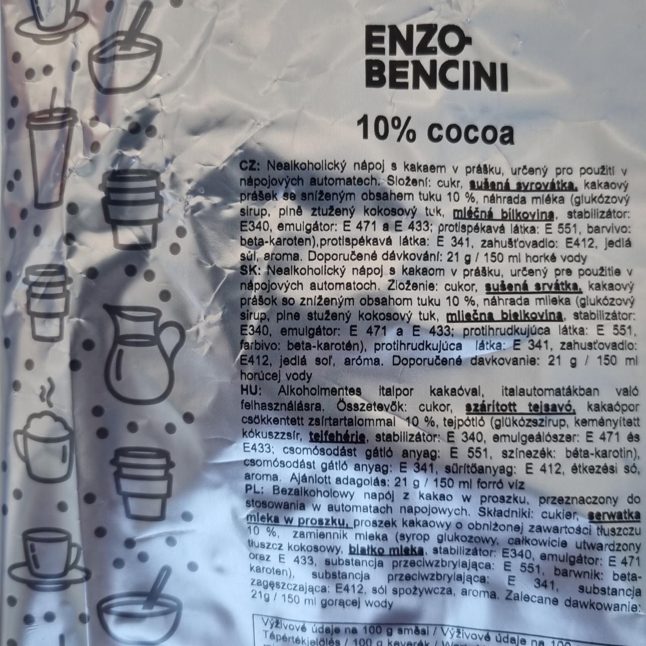 Fotografie - 10% cocoa Enzo-Bencini
