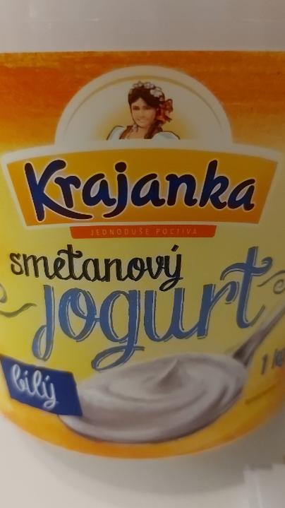 Fotografie - Smetanový jogurt bílý Krajanka