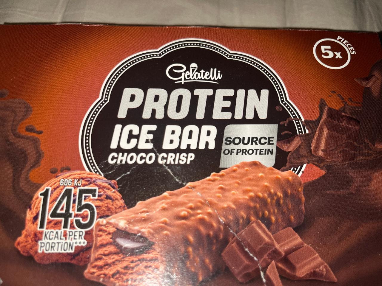 Fotografie - Protein ice bar choco crisp Gelatelli