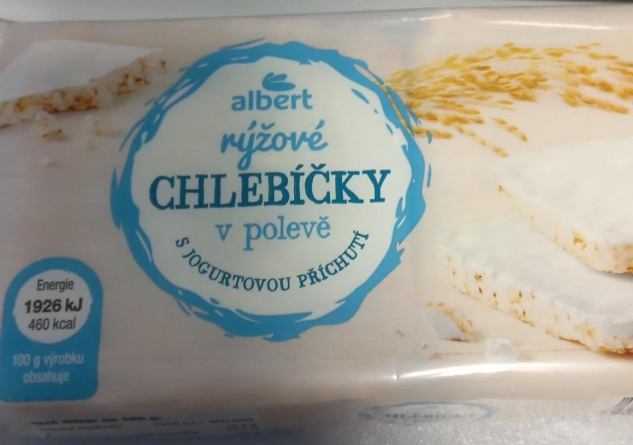 Fotografie - rýžové chlebíčky v polevě s jogurtovou příchutí Albert