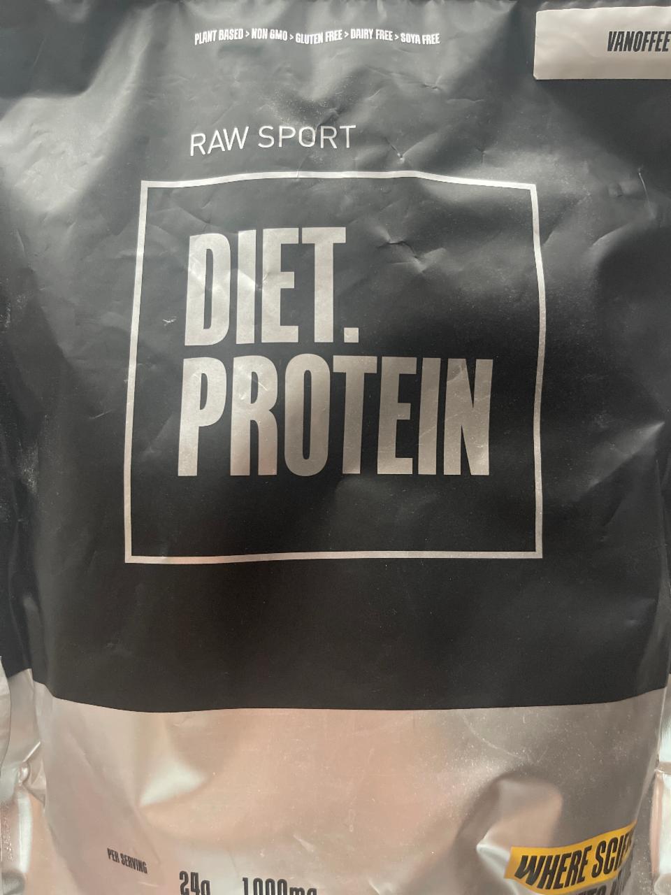Fotografie - Diet Protein Vanoffee Raw Sport