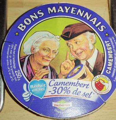 Fotografie - Camembert -30% de sel Bons Mayennais