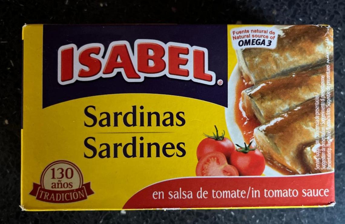 Fotografie - Sardinky v rajčatovém protlaku Isabel