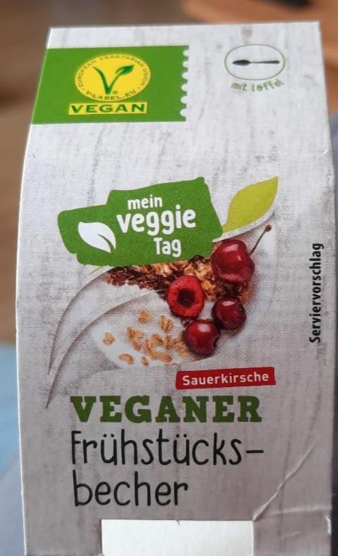 Fotografie - Veganer Frühstücksbecher Sauerkirsche Mein Veggie Tag