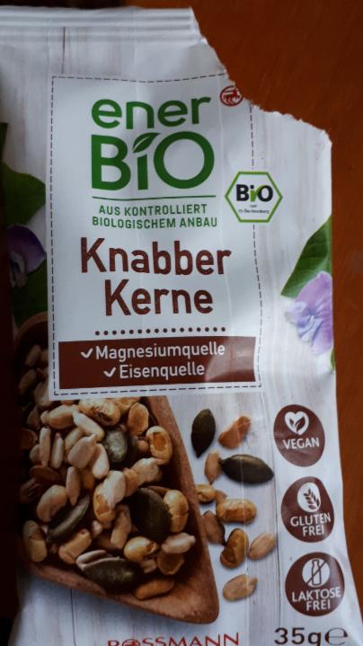 Fotografie - Knabber kerne (směs se sójovými boby, dýňovými a slunečnicovými semínky) bio EnerBio