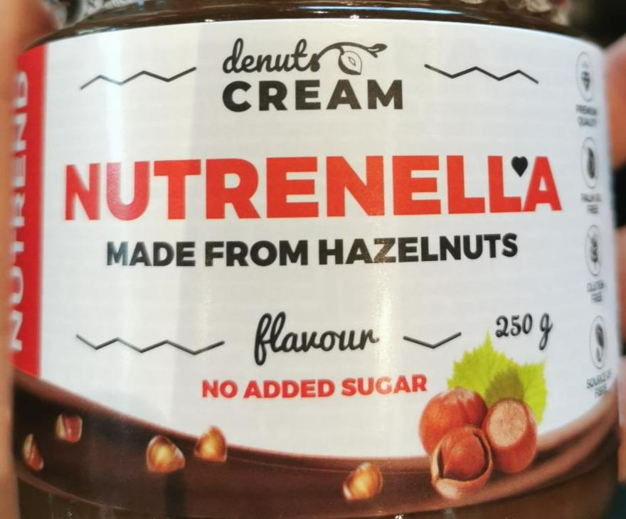 Fotografie - Nutrenella Denuts Cream Hazelnuts flavour Nutrend