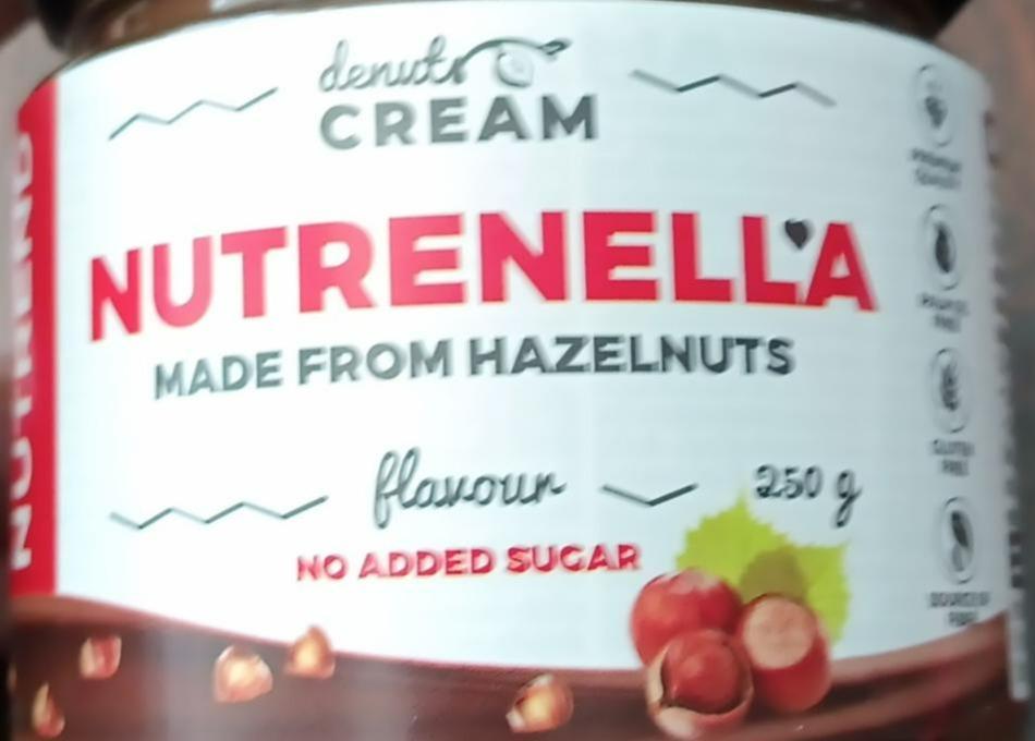 Fotografie - Nutrenella Denuts Cream Hazelnuts flavour Nutrend