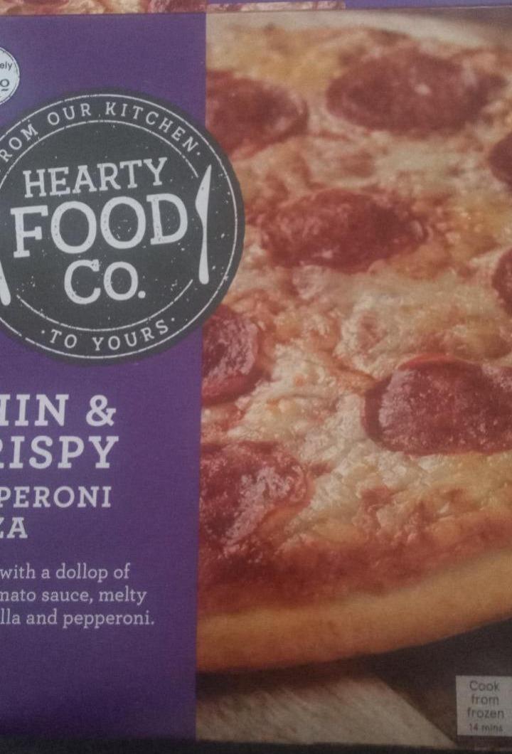 Fotografie - Thin & Crispy Pepperoni Pizza Hearty Food Co.