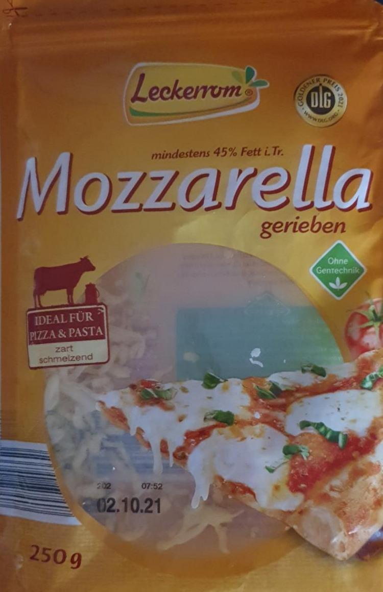 Fotografie - mozzarella gerieben 45%