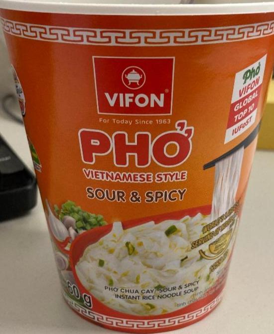 Fotografie - Pho Vietnamese style Sour & Spicy Vifon