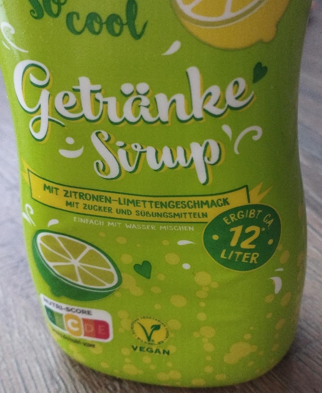Fotografie - Getränke Sirup mit Zitronen-Limettengeschmack Penny