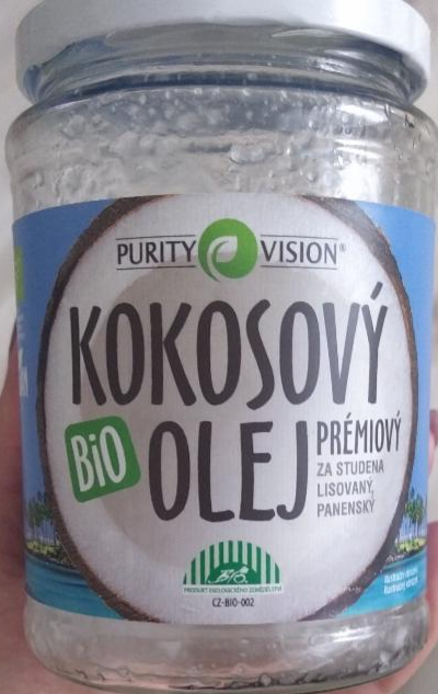 Fotografie - Kokosový olej prémiový BioPurity Vision