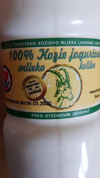 Fotografie - 100% Kozí jogurtové mléko koliba
