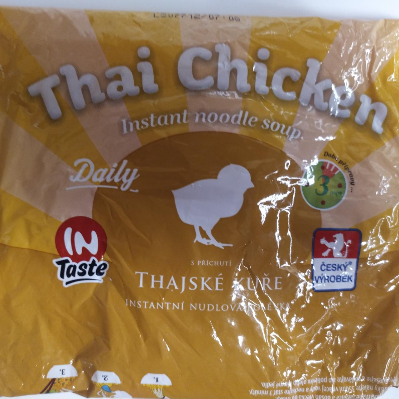 Fotografie - Thai Chicken Instant noodle soup IN Taste