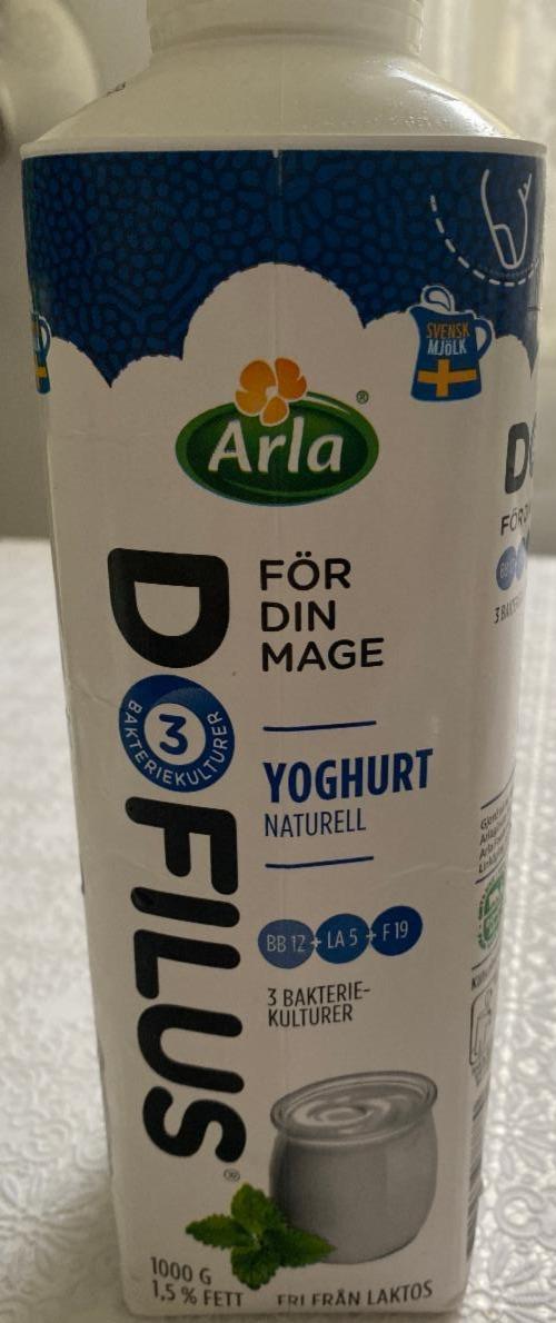 Fotografie - Dofilus yoghurt naturell 1,5% Arla