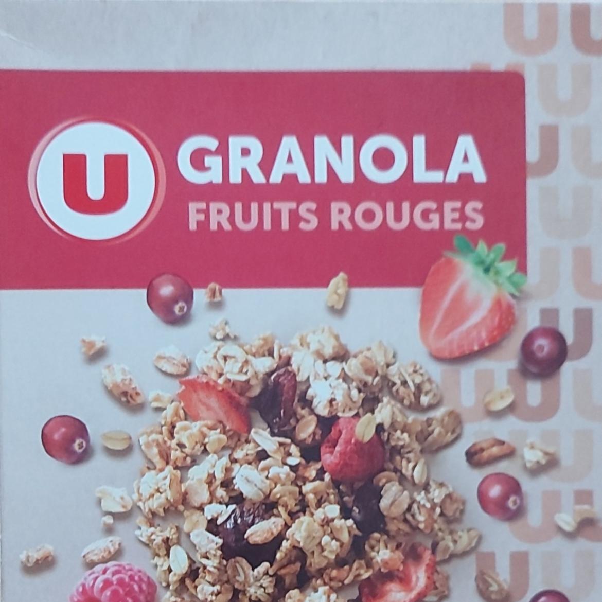 Fotografie - Granola fruits rouges U
