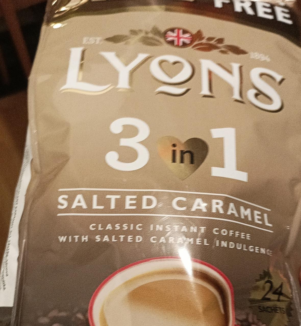 Fotografie - 3v1 Instant Coffee Salted Caramel Lyons