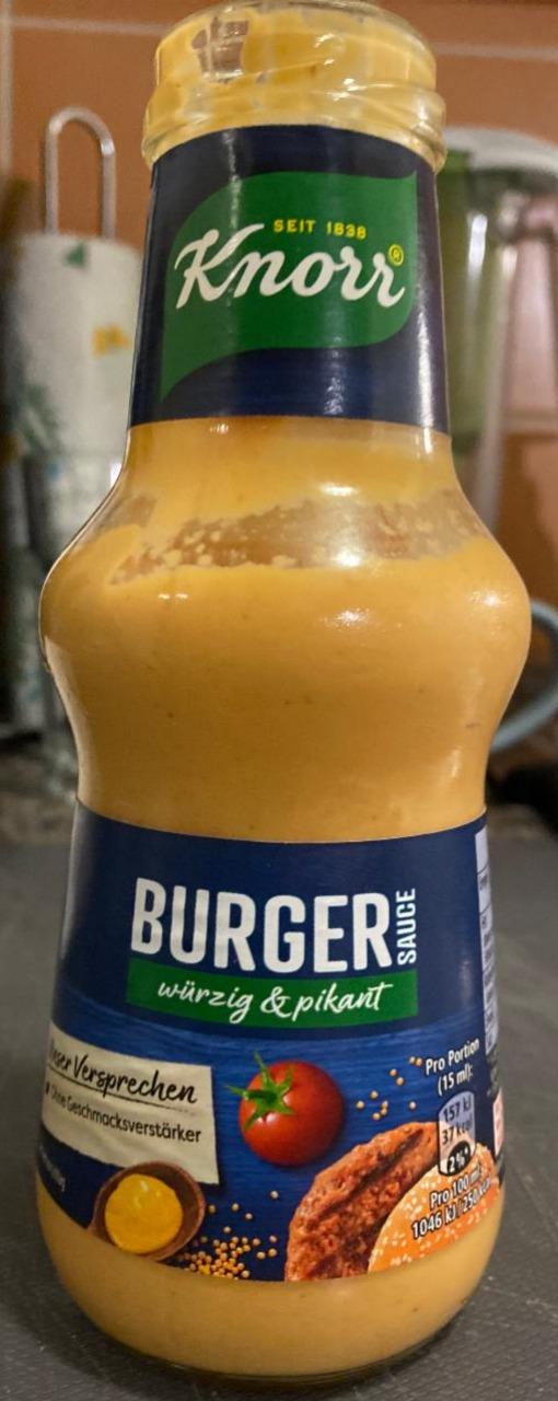 Fotografie - Burger Sauce Knorr