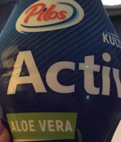 Fotografie - active jogurtový nápoj aloe vera Pilos